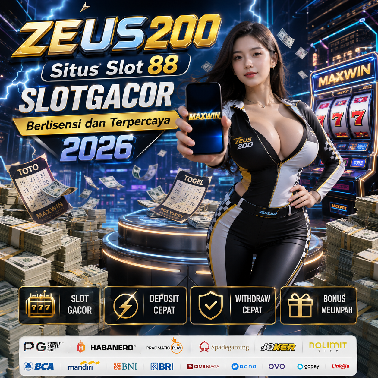 ZEUS200 Situs Slot88 SLOTGACOR Berlisensi dan Terpercaya 2026 image 1
